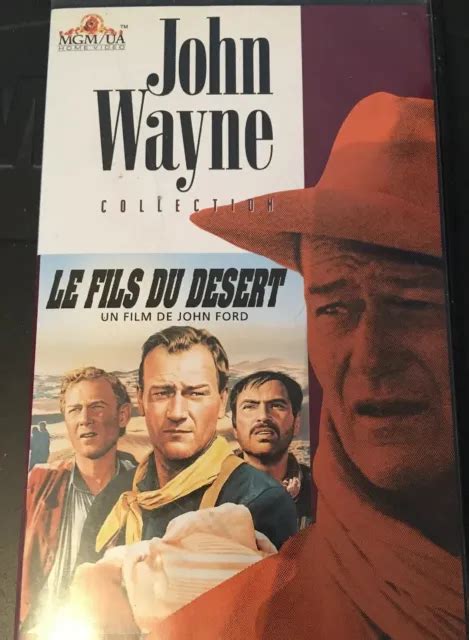 K7 CASSETTE VHS LE FILS DU DESERT western john wayne Vidéo EUR 6 80