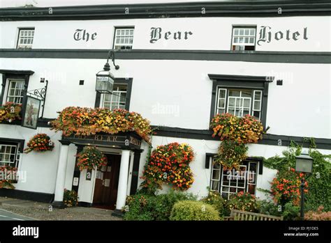 The Bear Hotel at Crickhowell, Wales, UK Stock Photo - Alamy