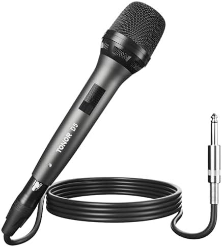 TONOR Dynamic Vocal Microphone For Singing Handheld Wired Karaoke