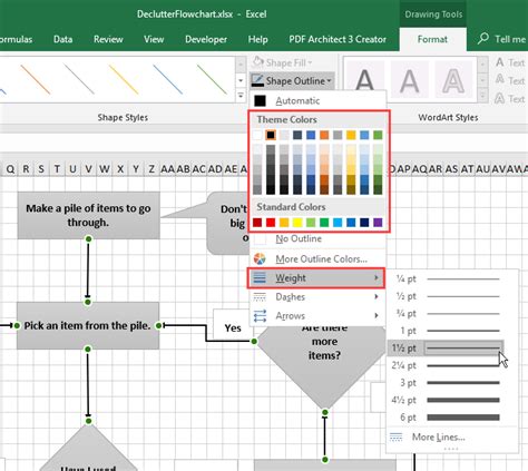 How to Create a Flowchart in Microsoft Excel