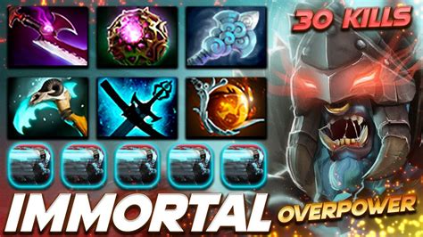 Spirit Breaker Immortal Barathrum Overpower 30 5 25 Dota 2 Pro