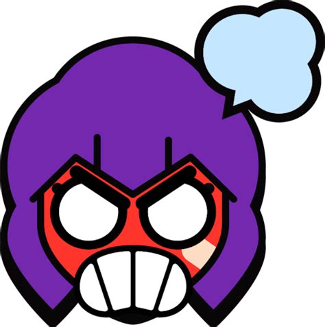 Angry Shelly BrawlStars Pin Discord Emoji