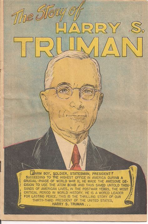 The Story Of Harry S Truman 1948 Campaign Comic Book Cov Flickr