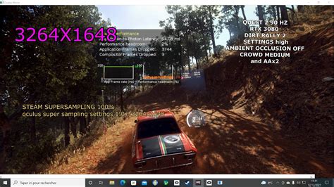 Dirt Rally Vr Quest Hz Oculus Super Sampling X Rtx