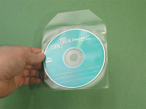 Pochettes de protection pour CD ou DVD à rabat transparentes Fabélis