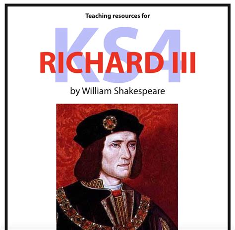 Richard III Scheme of Work | Teaching Resources