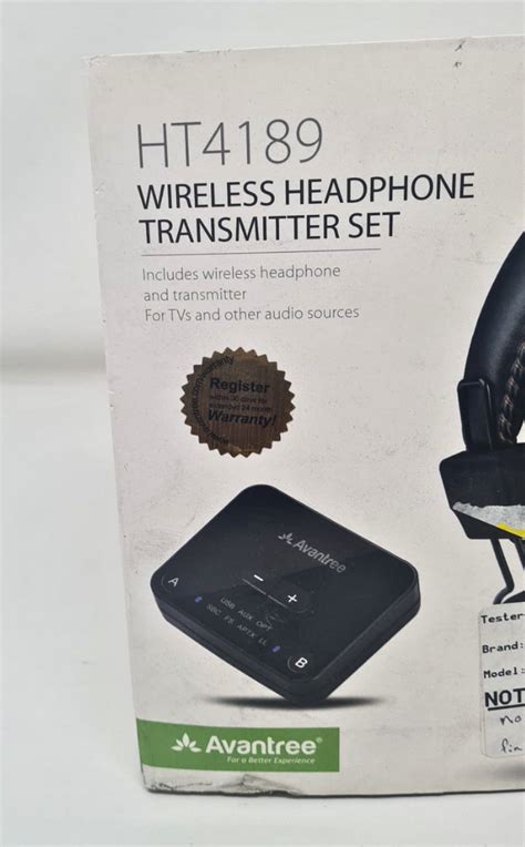 Avantree HT4189 Wireless Headphones Set For TV With Bluetooth