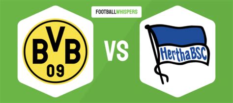 Pronostic Borussia Dortmund Hertha Berlin Analyse Conseils Et