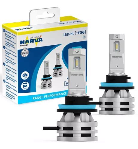 Lampada Led Narva H7 12 24v Led Range Performance 6500k 24w