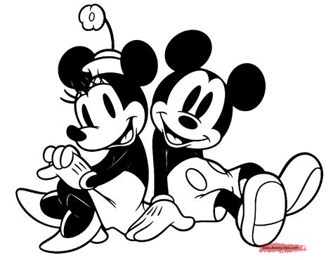 Classic Mickey And Friends Coloring Pages Disney S World Of Wonders