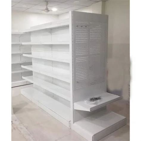 Free Standing Unit White Mild Steel Grocery Display Rack At Rs 250 Sq