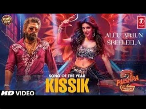 Kissik Lyrical Video Hindi Pushpa Therule Allu Arjun Sukumar