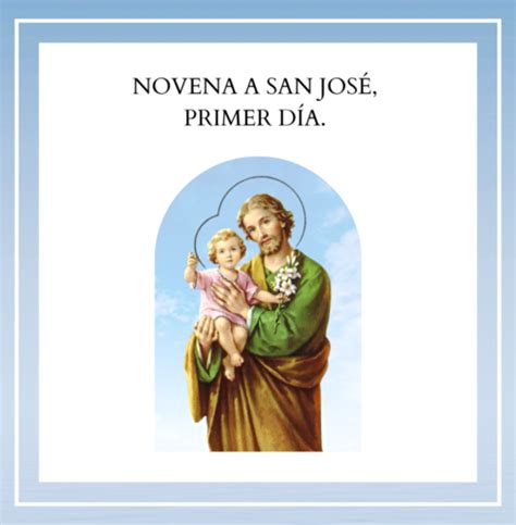 Novena A San Jos Primer D A Gloriosa Domina