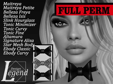 Second Life Marketplace 0656 Demo ~legend~ Fp 167 Bow Tie