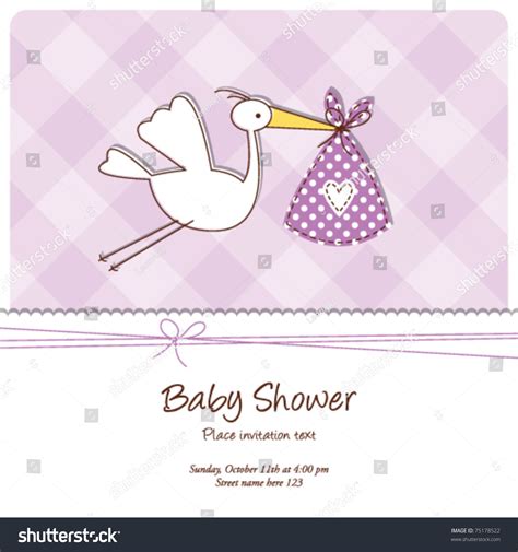 Baby Announcement Card Stock Vector (Royalty Free) 75178522 | Shutterstock