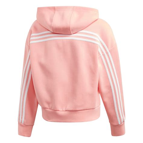 Adidas Must Have 3 Stripes Girl S Hoodie Lamarc Sports