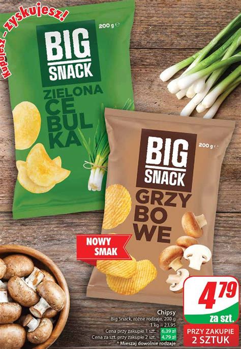 Chipsy Zielona Cebulka Big Snack Cena Promocje Opinie Sklep