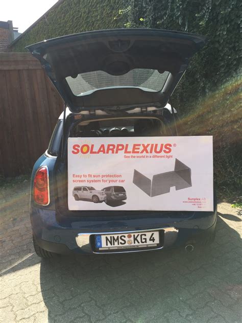 Solarplexius Autosonnenschutz Scheibent Nung Ohne Folie Einbau Und