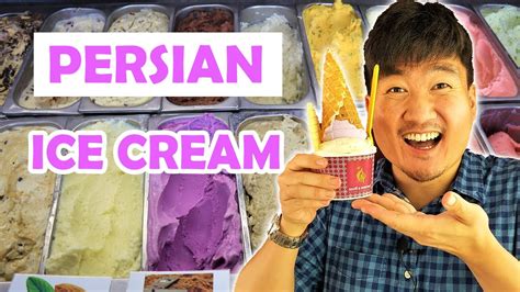 What Is Persian Ice Cream Like Middle Eastern Ice Cream Youtube