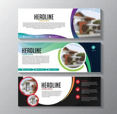 Horizontal Banner Template Vector Art, Icons, and Graphics for Free Download