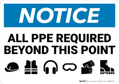 Printable Ppe Signs