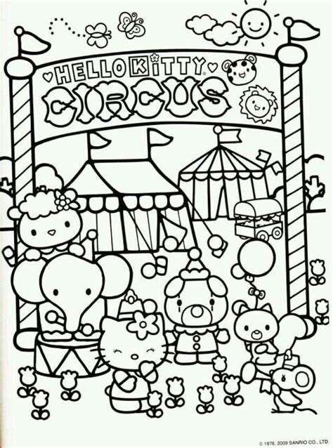 Free Printable Sanrio Coloring Pages Step Out Of Reality And Into A