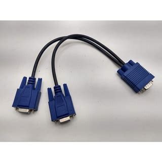 Duplicador Vga 1 Entrada 2 Saidas Cabo Modelo Y Vga Shopee Brasil