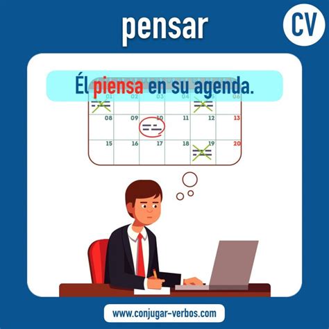 🥇 Pensar Conjugación Del Verbo Pensar 🇪🇸 Conjugar