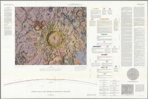 Geologic Map Of The Langrenus Quadrangle Of The Moon Map I Lac