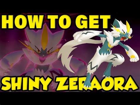 How To Get SHINY ZERAORA In Pokemon Sword And Shield Shiny Zeraora