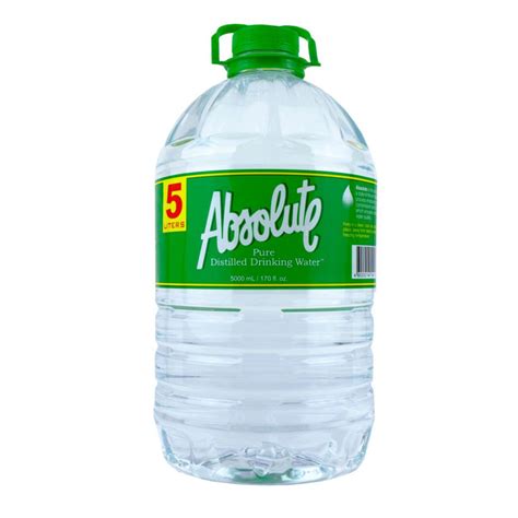 Absolute Pure Distilled Drinking Water Liter Shopee Philippines