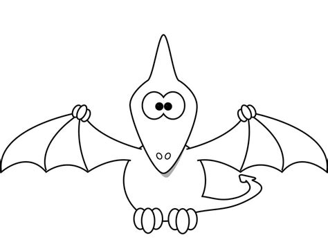 Dibujos Para Colorear Pterod Ctilo Imprimible Gratis Para Los Ni Os