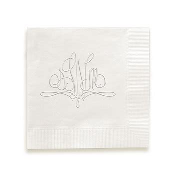 Monogram Napkins | Monogrammed Napkins & Guest Towels