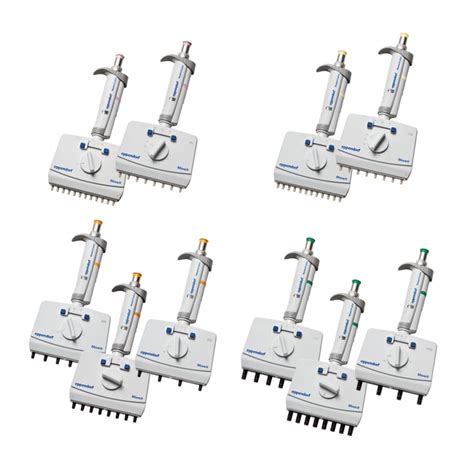 Eppendorf Research Plus Move It Mechanical Multi Channel Pipettes