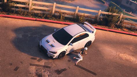 Free Download Hd Wallpaper Grand Theft Auto V Fivem Mitsubishi Evolution Mitsubishi Lancer