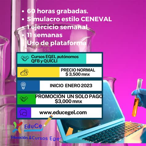 Cursos Egel AutÓnomos En Qfb Y QuÍmica ClÍnica Cursos De