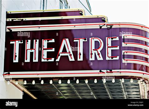 Old Movie Theater Marquee Stock Photos & Old Movie Theater Marquee ...