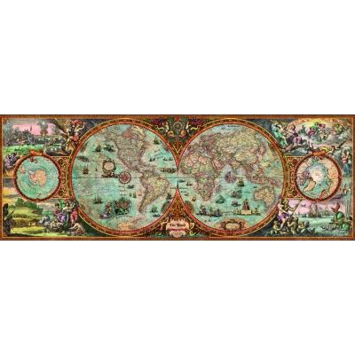 Puzzle Rajko Zigic Hémisphère Map Heye 29615 6000 pièces Puzzles Art