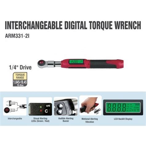 Ac Delco Arm I Acdarm I Interchangeable Digital Torque Wrench