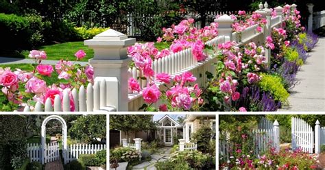 27 Beautiful White Fence Ideas to Add Curb Appeal to your Home