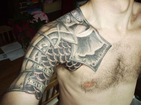 Body Armour Tattoo Pictures At Checkoutmyink Shoulder Armor