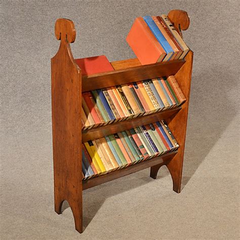 Antique Bookcase Book Stand Library Rack Solid English Oak Victorian C1900