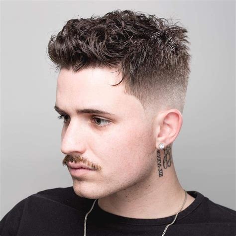 2019 Men S Hairstyles Curly Hair Latest Fade Haircuts For Men