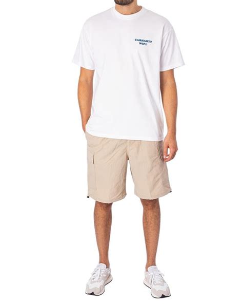 Carhartt Evers Cargo Shorts In Natural For Men Lyst