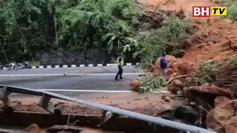 Kejadian Tanah Runtuh Di Jalan Tun Sardon Bukit Baru Balik Pulau YouTube