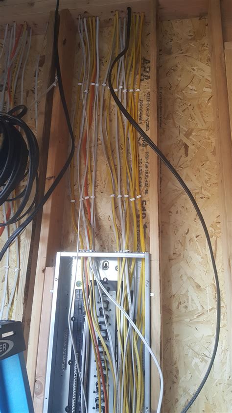 Securing Wires Main Panel Diy Home Improvement Forum