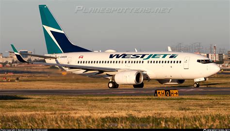 C Gwsn Westjet Boeing Ct Wl Photo By Marcos Oliveira