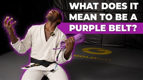 What Does It Mean To Be A BJJ Purple Belt Hear What A Black Belt Has