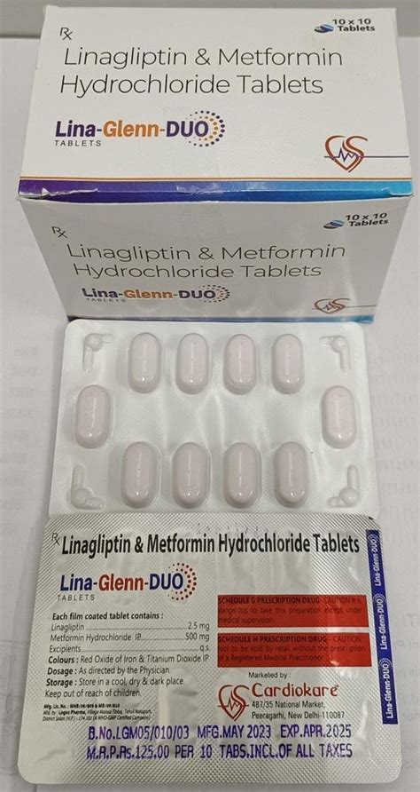 Linagliptin Mg Metformin At Rs Stripe Linagliptin In New