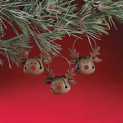 Jingle Bell Reindeer Ornaments Christmas Ornaments Christmas Crafts